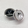 Round glass high quality elevator button